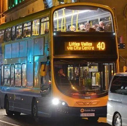 晚上回家再不担心没车了，都柏林将开启首个24小时公交线路