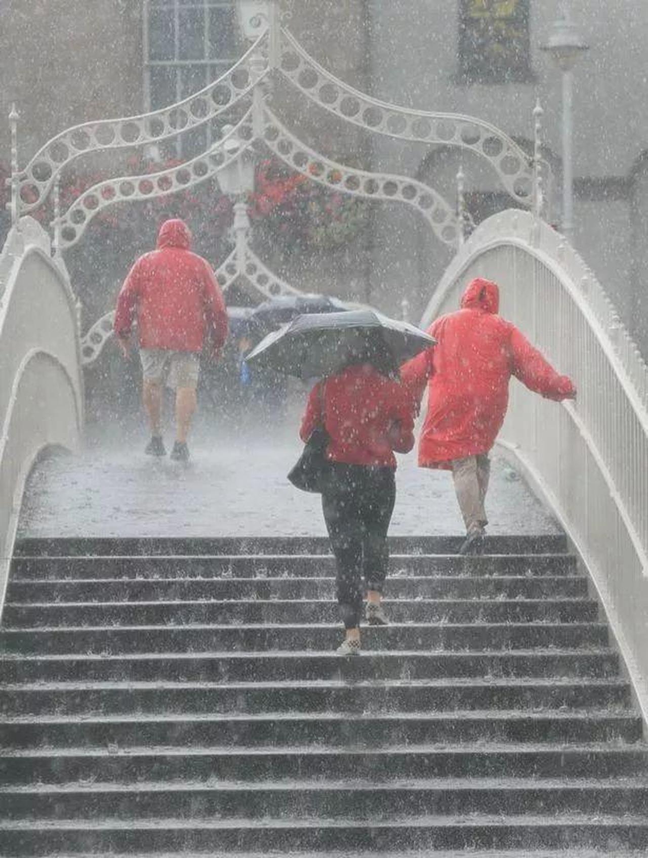 房顶倒塌，国家美术馆漏雨…昨日倾盆大雨让爱岛居民大惊失色