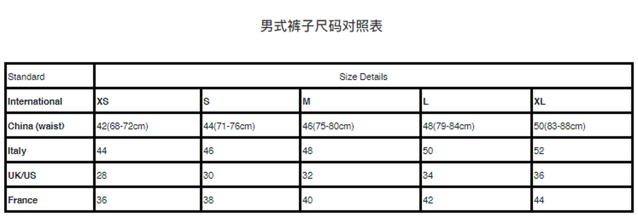 过完双十一，黑五还会远么，你需要这份欧美尺码对照表！