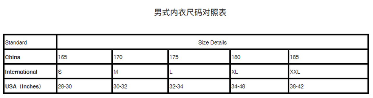 过完双十一，黑五还会远么，你需要这份欧美尺码对照表！