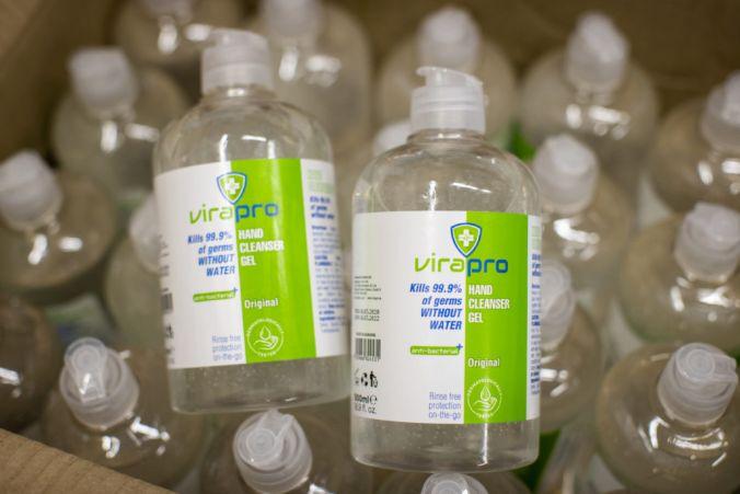 爱尔兰农业部下令从各卫生服务机构召回超过一百万个Virapro洗手液