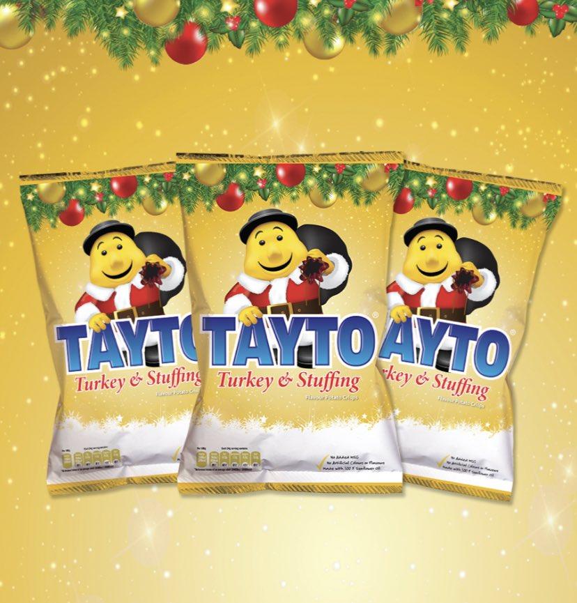 爱尔兰国民薯片——Tayto推出了火鸡风味薯片，正好赶上圣诞节