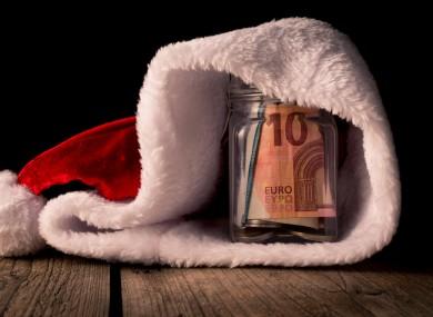 爱尔兰本周领取圣诞奖金的人数超过了160万，共计3.9亿欧元