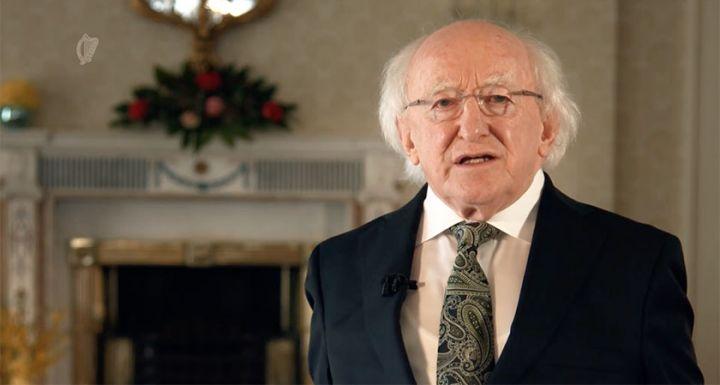 爱尔兰总统迈克尔·希金斯向海外侨民发表圣诞致辞