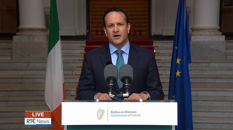 爱尔兰总理宣布：Covid-19限制措施延长两周至5月18日