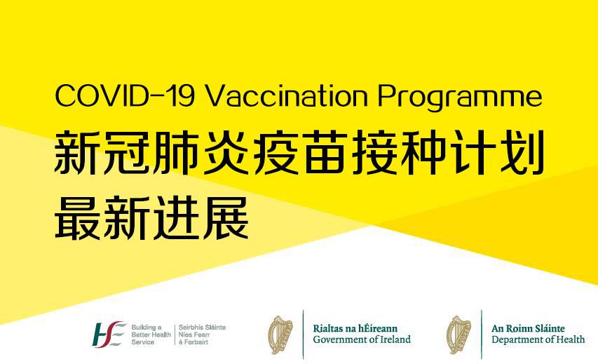 爱尔兰新冠肺炎疫苗接种计划的最新进展-1月25日星期一