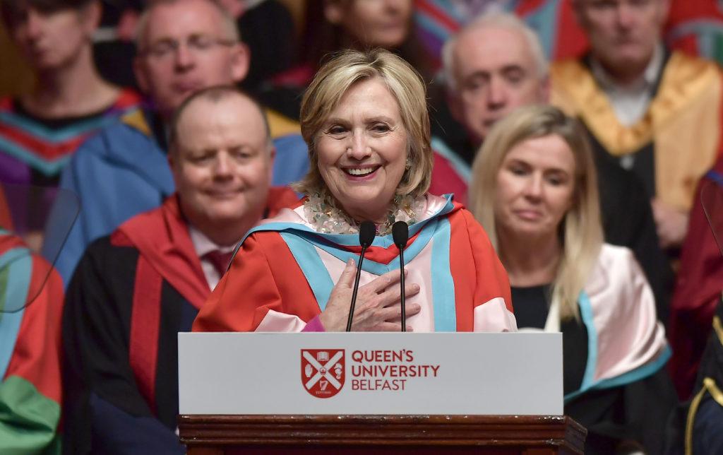 希拉里·克林顿将于本周就职贝尔法斯特女王大学校长