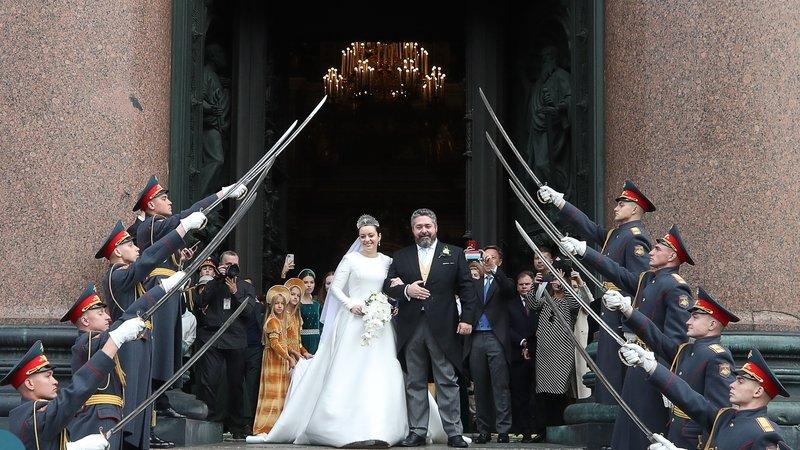 俄罗斯举行了百年来的第一场皇室婚礼
