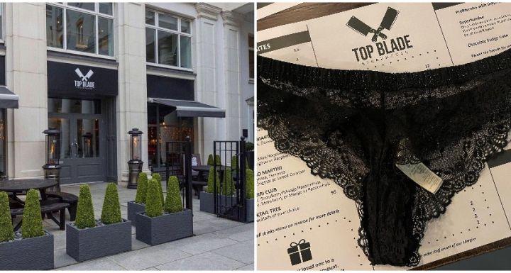 爱尔兰餐厅捡到顾客“不小心”遗失的丁字裤，发帖在线求认领?