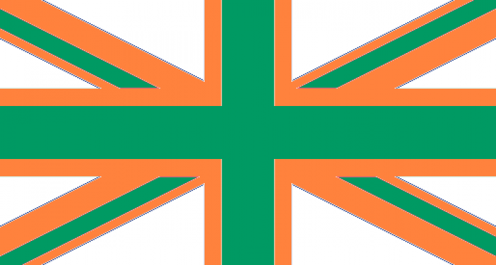 推特机器人随机生成的“联合爱尔兰”国旗，爱尔兰人抓狂了