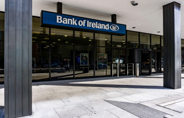 爱尔兰银行将新的按揭贷款固定利率提高0.25%，立即生效