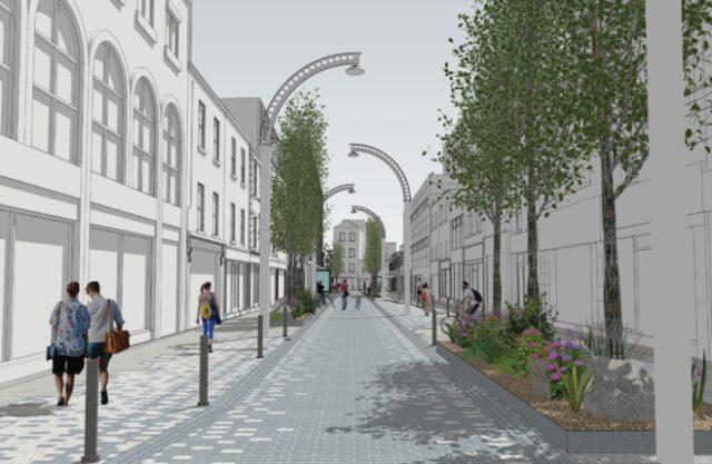 都柏林市的新利菲街广场将于本月开始建设