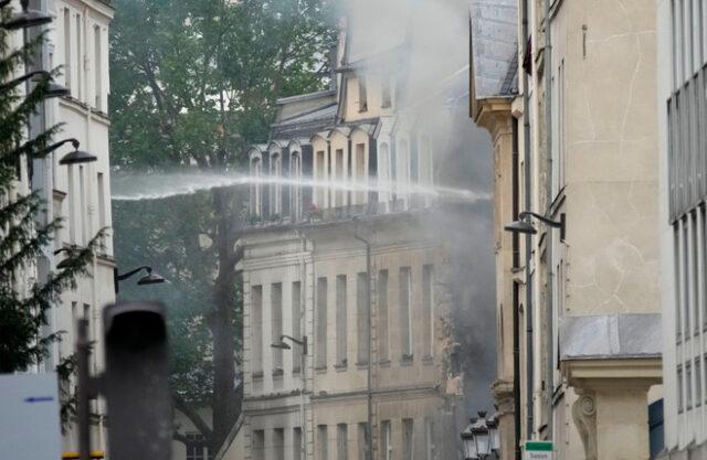 巴黎左岸一栋大楼爆炸引发火灾，造成30多人受伤