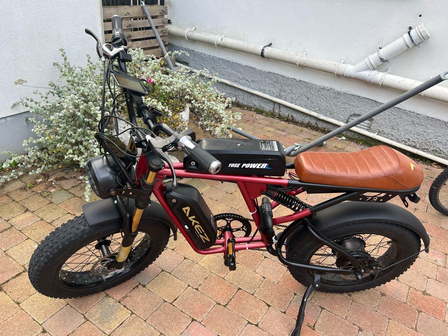 出一个95新双电池ebike