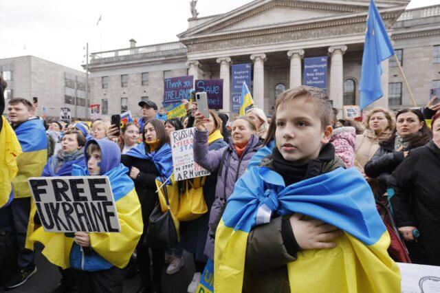 自战争开始以来，已有超过10万乌克兰人居住在爱尔兰