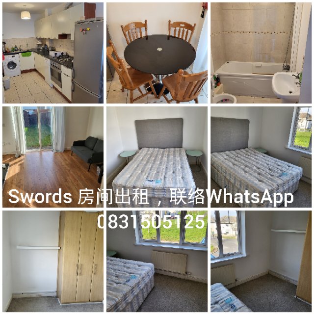 Swords 房间出租，随时看房。联络W