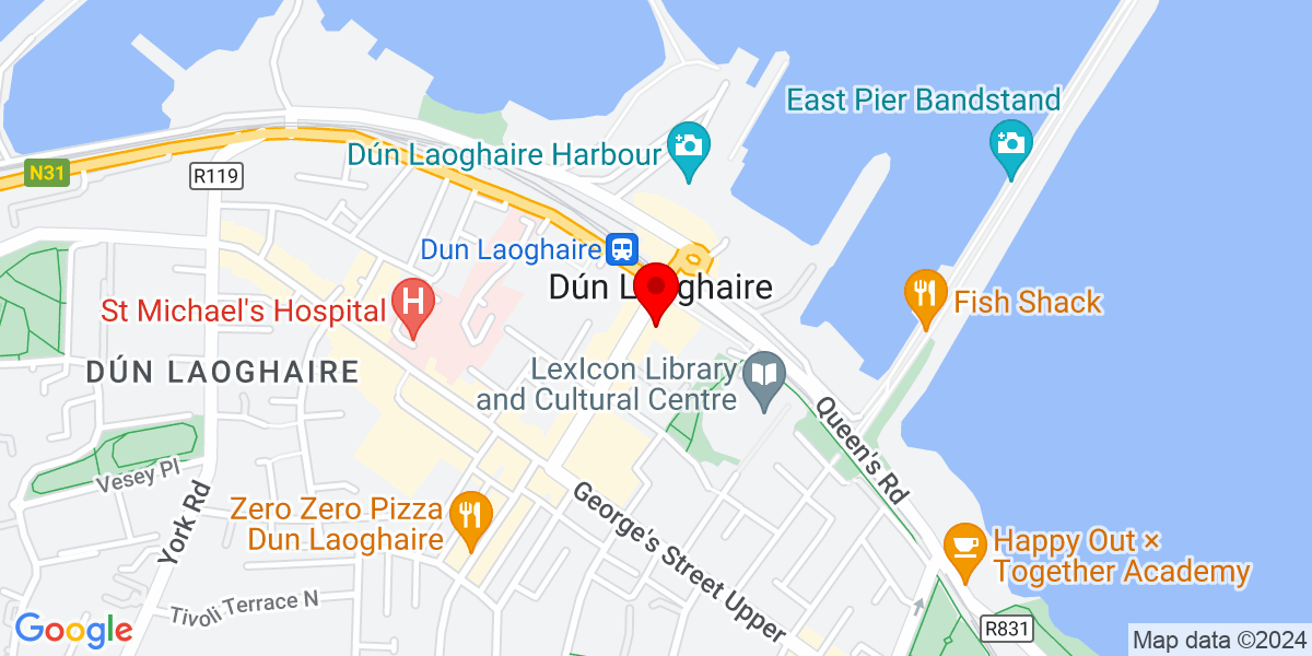 爱尔兰都柏林邓莱里 Marine Road 亭台剧院 Google 地图