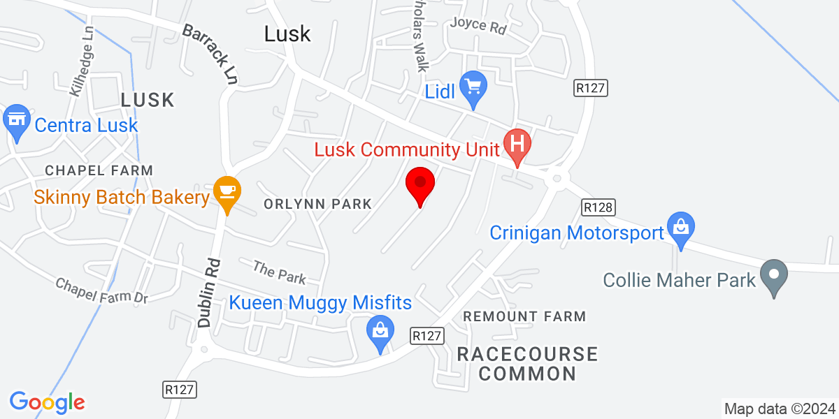 爱尔兰都柏林郡拉斯克 Orlynn Park 谷歌地图
