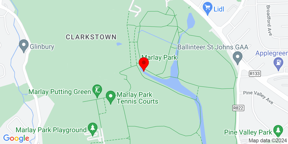 爱尔兰都柏林 Rathfarnham Grange Road Marlay Park 谷歌地图