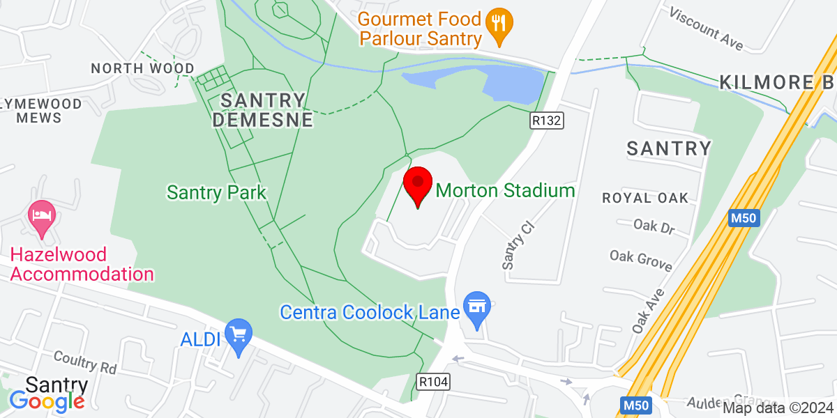 爱尔兰都柏林桑特里 Swords Road 莫顿体育场谷歌地图