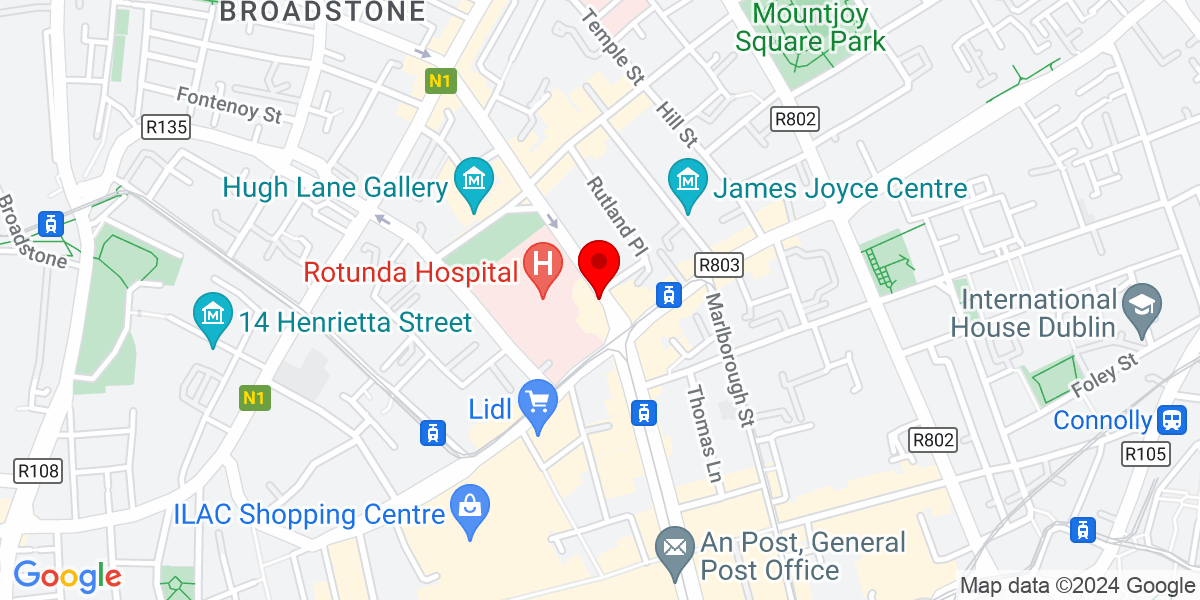 爱尔兰都柏林圆形大厅 Gate 剧院 Google 地图