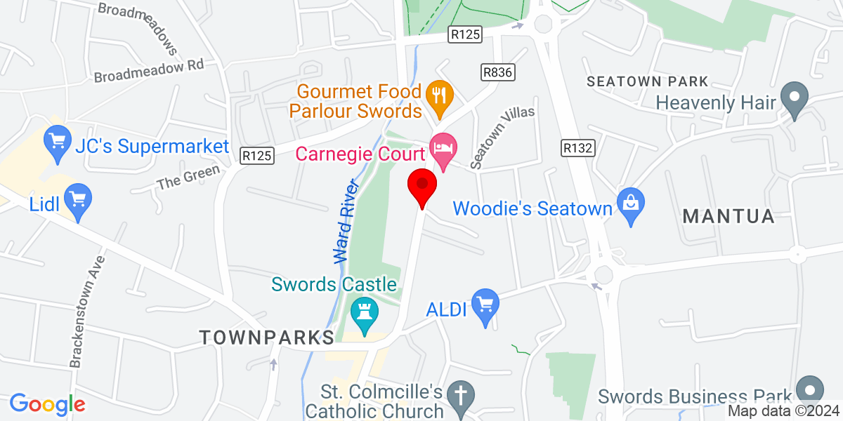 爱尔兰都柏林郡 Swords Townparks 北街谷歌地图