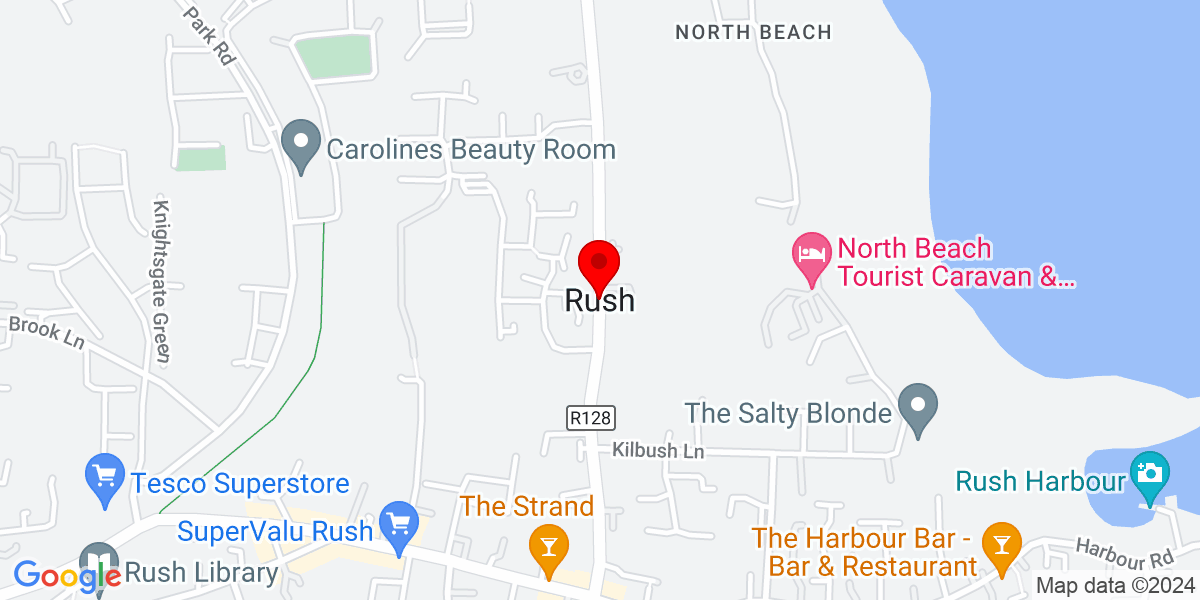 爱尔兰都柏林郡拉什 (Rush) 谷歌地图