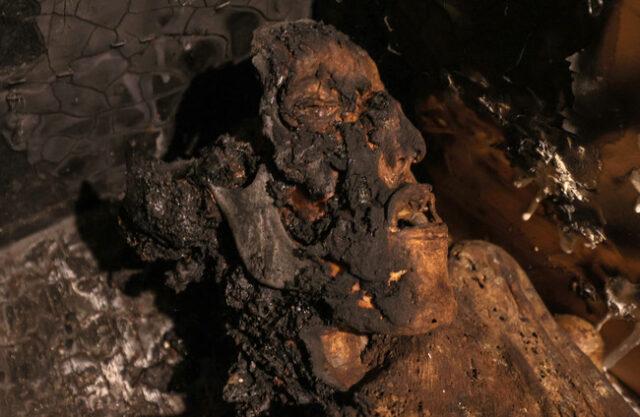 都柏林圣米迦勒教堂公布被烧毁的木乃伊照片，嫌犯被起诉