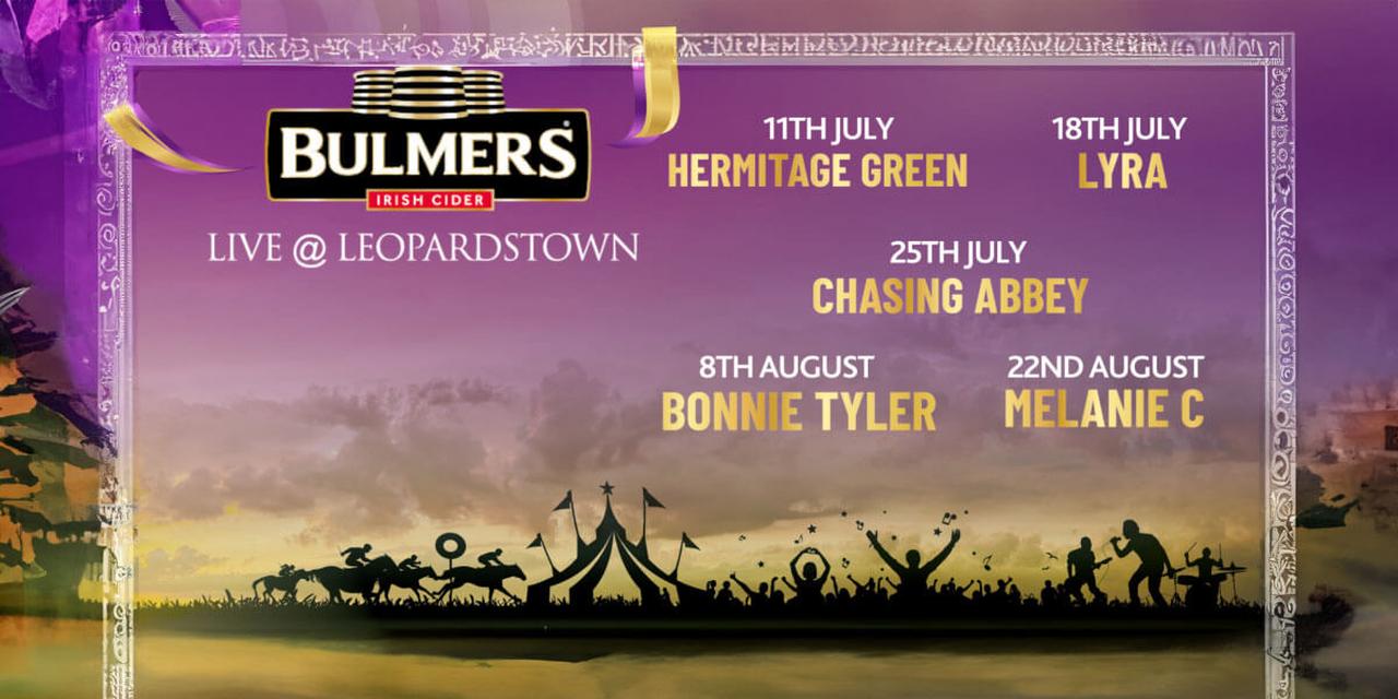 Bulmers 在 Leopardstown 的现场表演