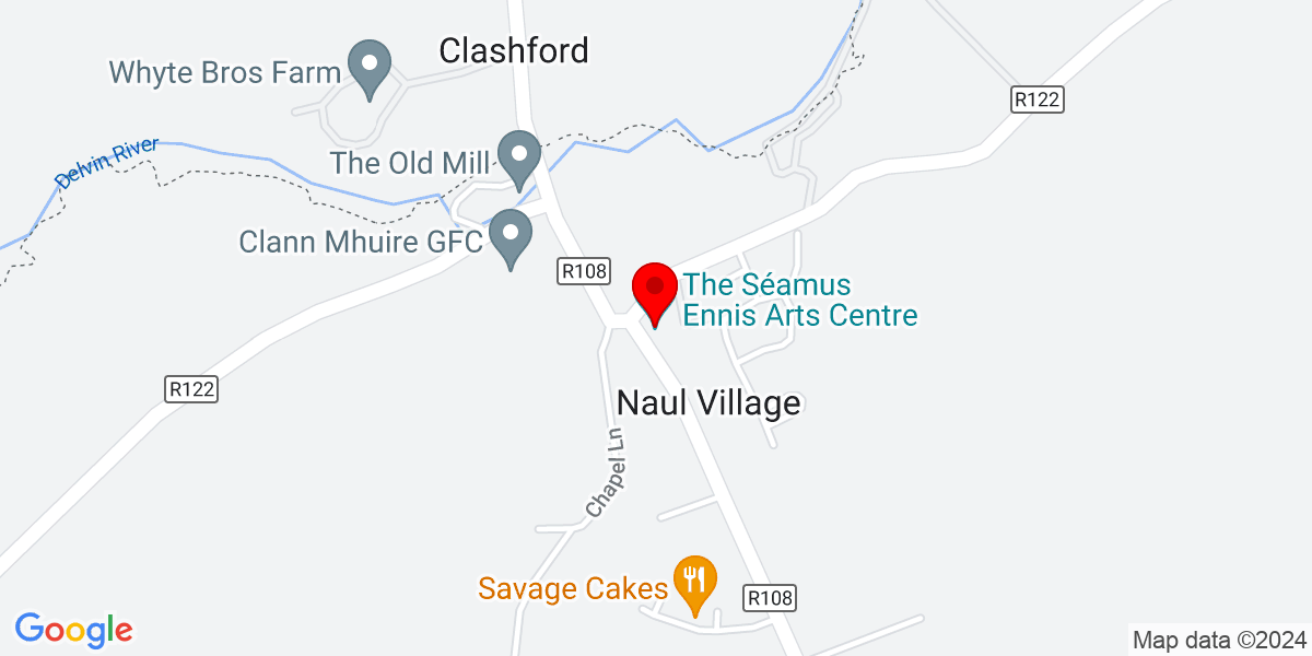 爱尔兰都柏林郡瑙尔村瑙尔主街 Séamus Ennis 艺术中心谷歌地图