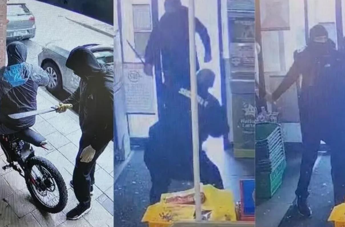 恐怖袭击录像曝光：都柏林青少年大白天被持砍刀歹徒袭击