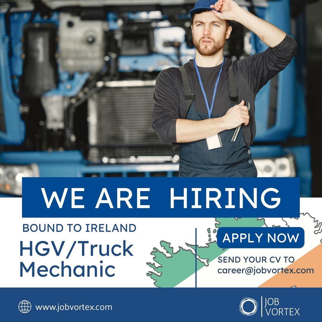 Top Mechanics Wanted in Ireland! 

Ireland needs your expertise!  Apply today a...