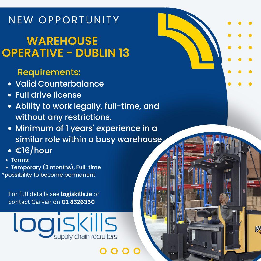 Join Our Team as a Warehouse Operative! Are you looking for a dynamic, hands-on...