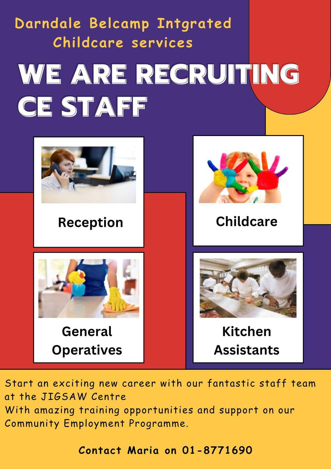 We are looking for CE Community Employment staff to join our team , position ava...