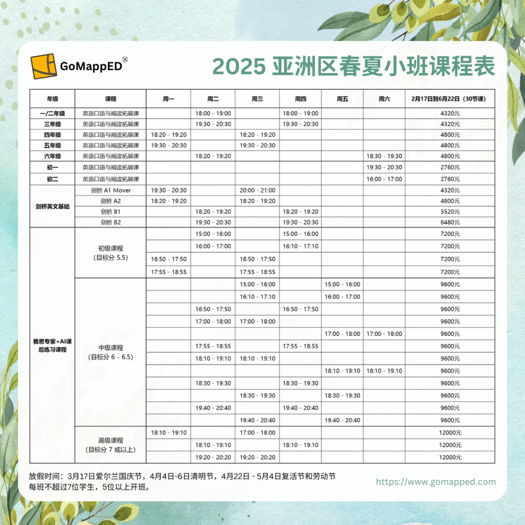 【周末公开课】- 小学英文原版阅读与中学雅思写作