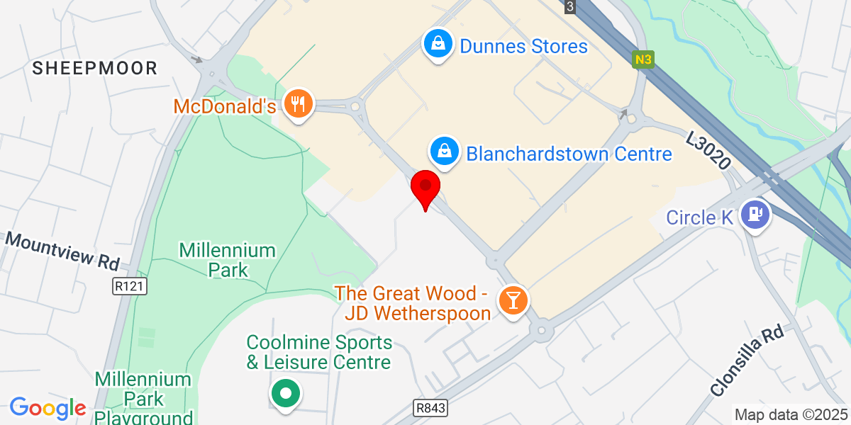 谷歌地图 Draiocht Blanchardstown, Coolmine, Blanchardstown, 都柏林郡, 爱尔兰