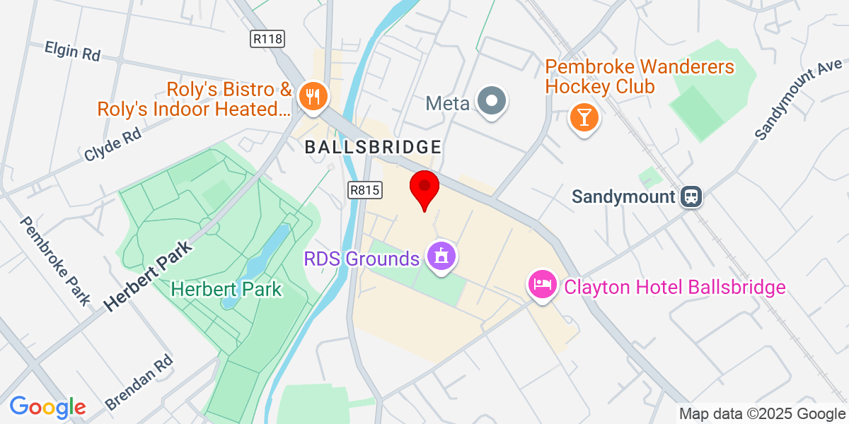 谷歌地图 4 Merrion Rd, Ballsbridge, Dublin 4, D04 NX33, Ireland