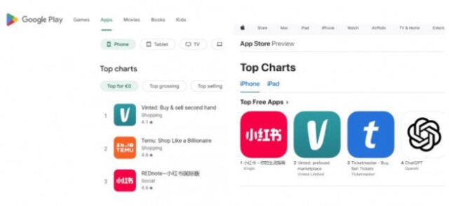 TikTok事件连锁反应！小红书登顶爱尔兰应用商店下载榜