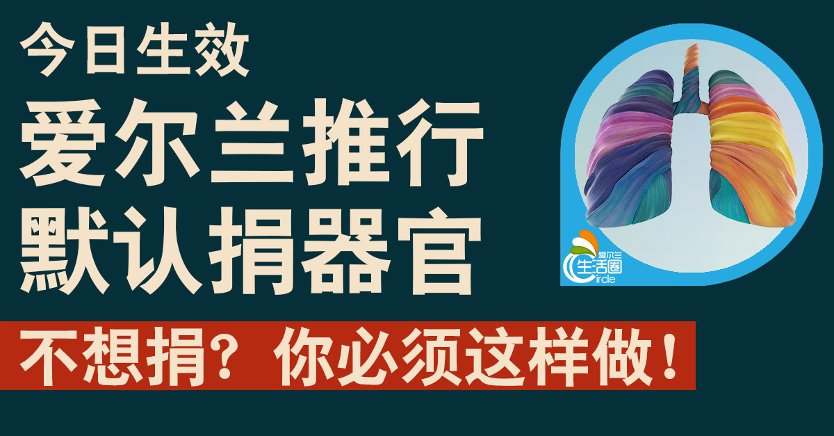 爱尔兰推行“默认捐器官”制度，不想捐？你必须这样做！